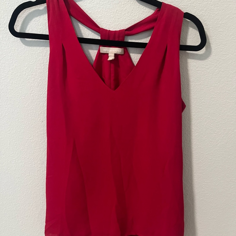 Banana Republic Vibrant Red Tank Top